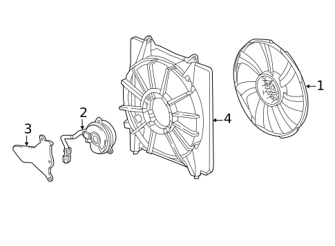 Condenser Fan for 2018 Acura TLX #0