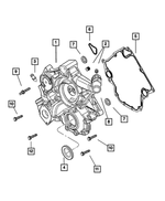 52028810AM - : 03-04 Dodge Dakota &amp; 01-03 Dodge Durango 4.7 V8 Upper Radiator Hose WITH Cap OEM for Dodge: Dakota, Durango, Ram 1500 | Jeep: Grand Cherokee Image