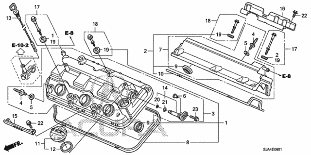 Cylinder Head Cover (2) for 2011 Acura RL #0