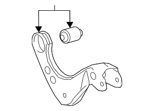48770F4010 - Suspension: Upper Control Arm for Toyota: C-HR Image