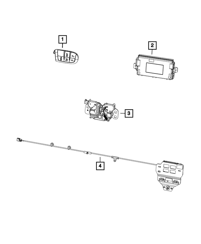 68234229AD - Electrical: Hub Receiver for Mopar Image