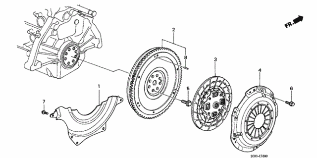 Clutch - Flywheel for 1988 Honda Accord #0
