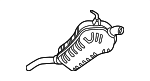 4B0253609EQ - Exhaust: Rear Muffler for Audi Image