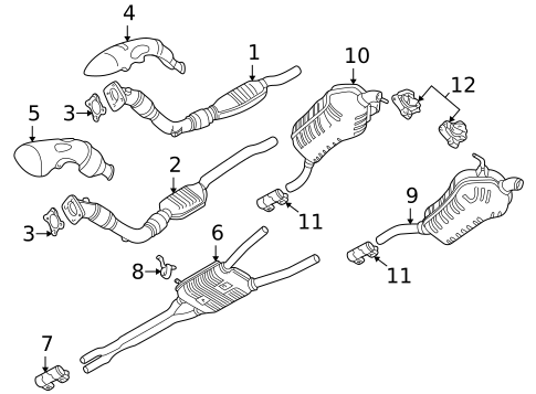 Exhaust Components for 2002 Audi Allroad Quattro #0
