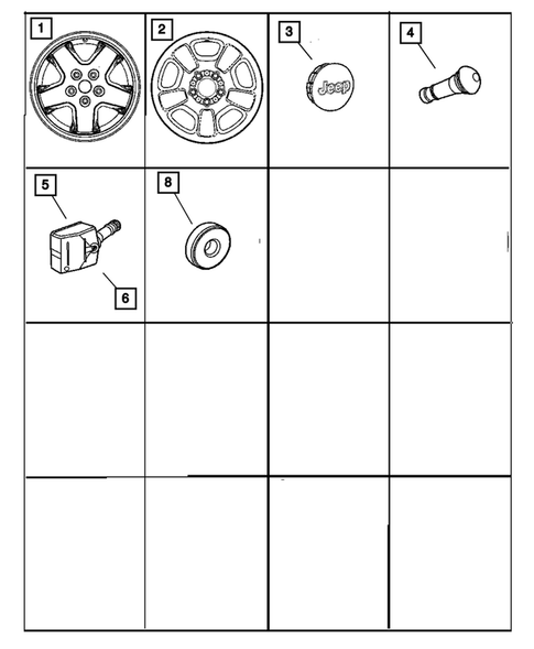 Wheels and Hardware for 2004 Jeep Liberty #0