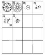 5GL66PAKAD - Wheels, Covers and Jacks: Aluminum Wheel for Jeep: Liberty Image