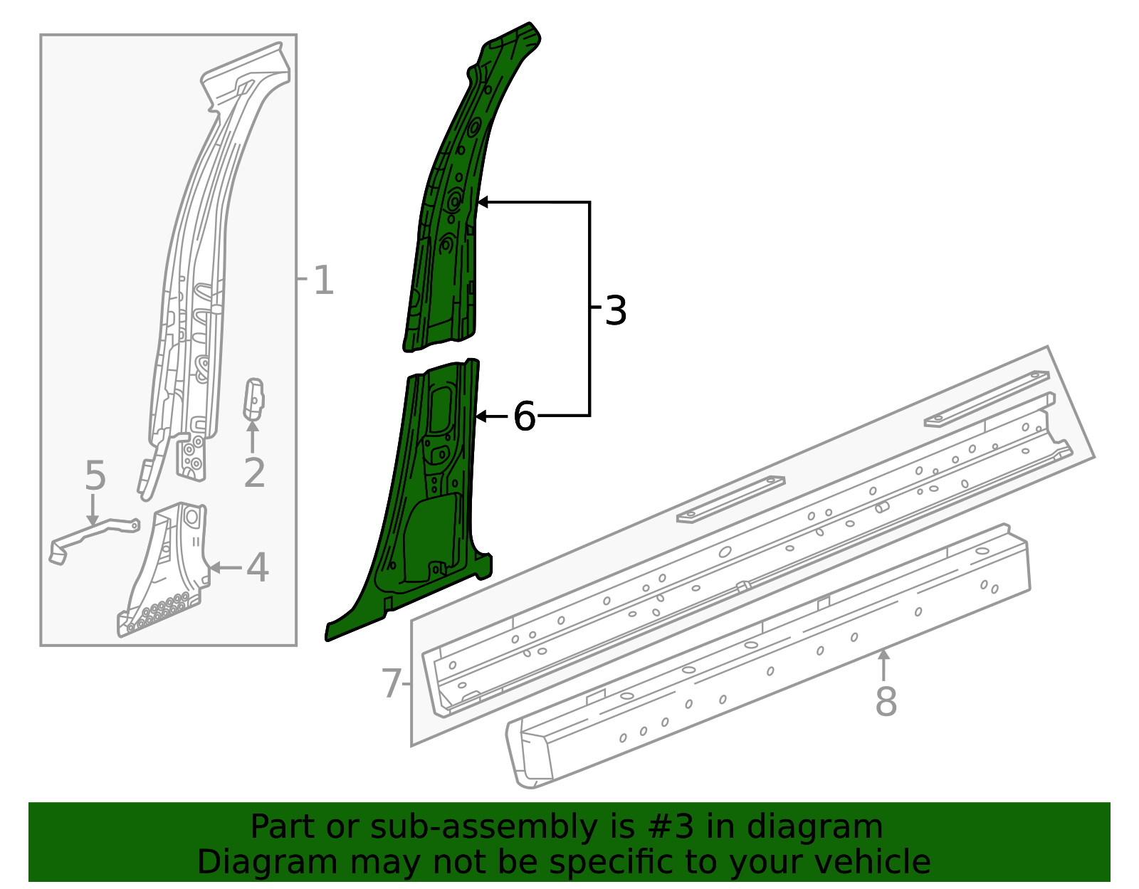 2024-2026 GM F Panel 26604333 | OEM Parts Online