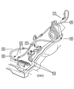 52110311AA - Steering: Power Steering Hose And Cooler for Dodge: Ram 2500, Ram 3500 Image