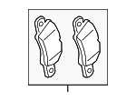 992698151L - Brakes: Brake Pads for Porsche Image