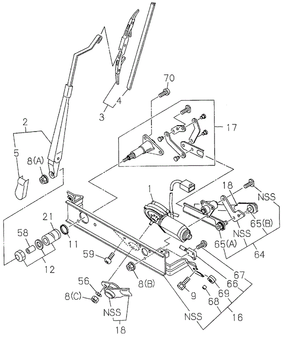 Rear Wiper for 1997 Honda Passport #0