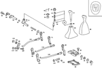 1262670501 - : Gearshift Lever for Mercedes-Benz Image