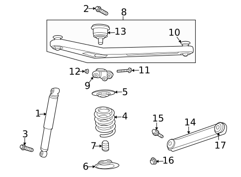 Rear Suspension for 2006 Jeep Liberty #2