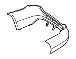 21288037409999 - Body: Bumper Cover for Mercedes-Benz Image