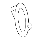 287513J000 - Exhaust: Rear Muffler Gasket for Genesis: G70, G80, G90, GV70, GV80, GV80 Coupe | Hyundai: Kona N, Palisade, Santa Cruz, Santa Fe, Santa Fe Sport, Santa Fe XL, Sonata, Veloster N Image