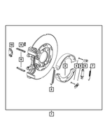 5290734AB - : Parking Brake Adapter Assembly for Mopar Image