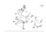2125010784 - Radiator: Coolant Hose for Mercedes-Benz: E400 Image