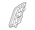 85753G2200 - Body: Lock Pillar Trim Cover for Hyundai: Ioniq Image