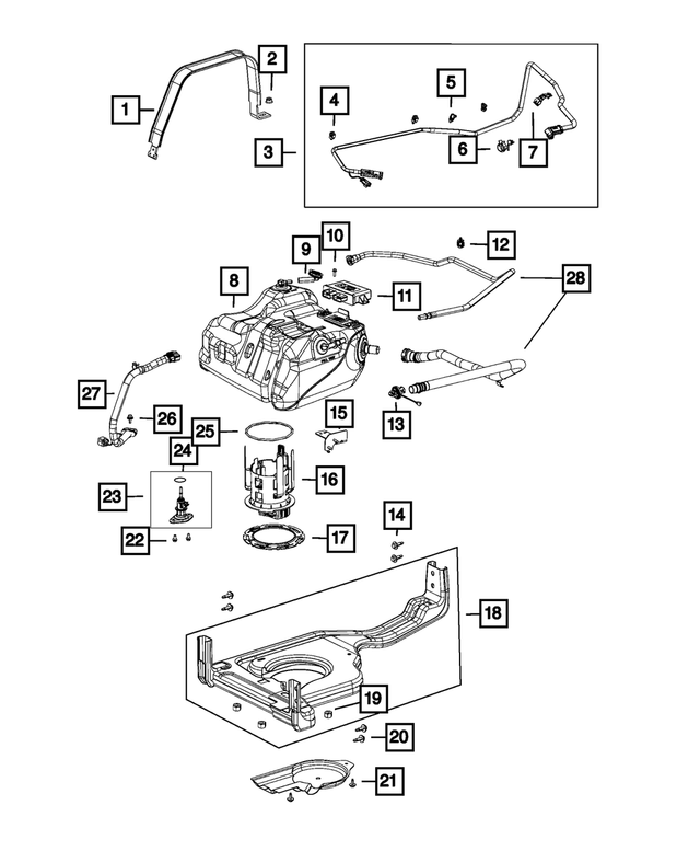 68232837AC - : Urea Filler Tube Assembly for Mopar Image