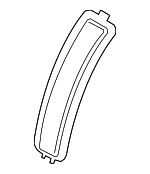 63147349128 - Body: Reflector for BMW: 530e, 530e xDrive, 530i, 530i xDrive, 540d xDrive, 540i, 540i xDrive, M5, M550i xDrive Image