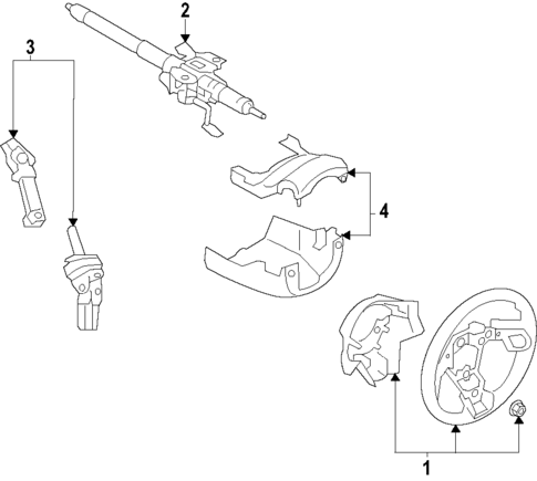 Steering Column for 2023 Subaru Ascent #0