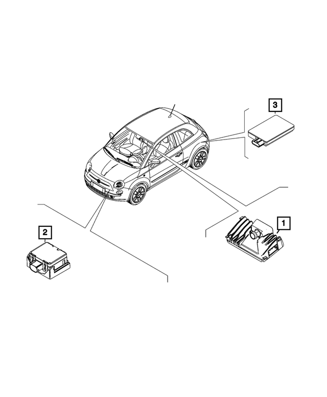 68656435AA - Electrical: Lane Departure Warning Module for Mopar Image
