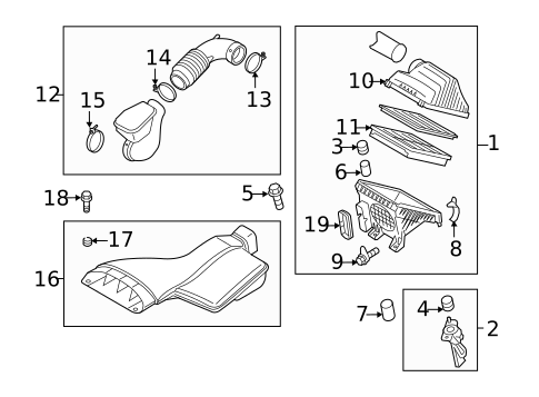 Air Intake for 2012 Kia Optima #0