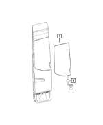 68006583AA - Body Sheet Metal Except Doors: Cargo Door Glass, Right for Dodge: Sprinter 2500, Sprinter 3500 Image
