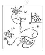 5073045AC - Mopar Accessories - Component Parts: Multifunction Switch for Mopar Image