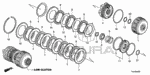 22673RJF003 - : Plate, Clutch Wave (L-H) for Acura: MDX, RL, TL Image