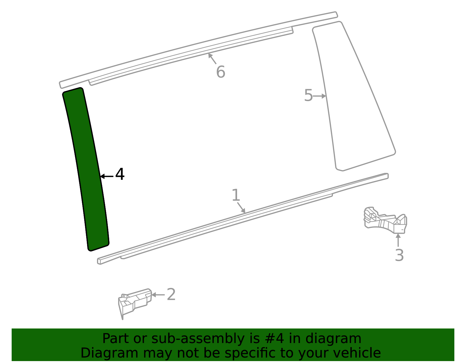 2021-2025 Toyota Sienna Door Applique 75761-08010 | Toyota Parts Center