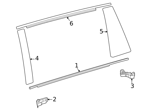 Exterior Trim - Side Door for 2024 Toyota Sienna #0