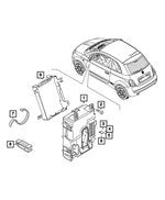 68656817AA - : Body Control Module Bracket for Mopar Image