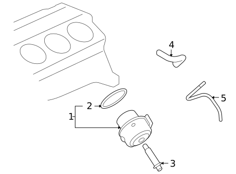 Oil Cooler for 2006 Buick Terraza #0