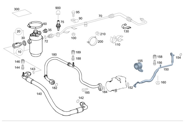 4638302500 - Heating and Ventilation: Piping for Mercedes-Benz: G65 AMG Image image