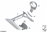 51162991989 - Retrofitting / Conversion / Accessories: Switch Unit Cover, Center Console for BMW Image