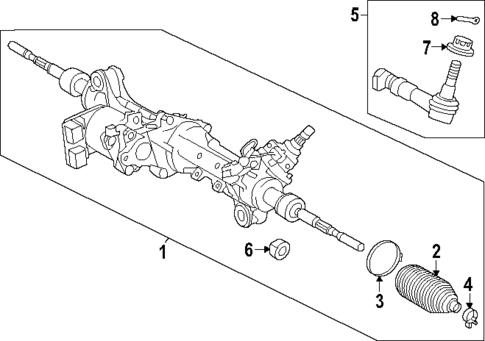 Steering Gear & Linkage for 2025 Toyota Tacoma #0