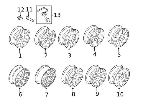 Wheel for 2012 Ford Escape #0