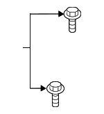 1125210406P - Engine: Front Mount Mount Bolt for Hyundai Image