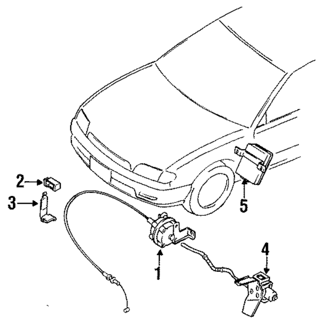 182253E610 - : Actuator Assembly Bracket for Nissan: Altima Image