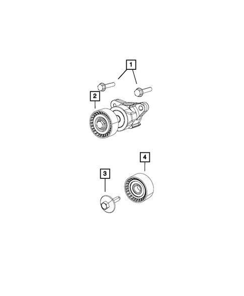 Pulleys and Related Parts for 2016 Ram ProMaster City #0