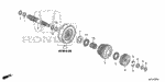 22816P6H003 - Transmission - Automatic: RING, SEAL (35MM) for Honda Image