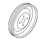 2522626001 - : Engine Water Pump Pulley for Kia: Rio, Rio5 Image