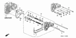 22743PG4000 - Transmission - Automatic: PIPE, THIRD CLUTCH for Honda Image