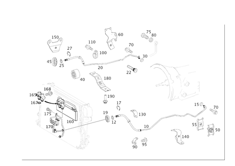 Transmission Cooling for 2006 Mercedes-Benz CL65 AMG #0