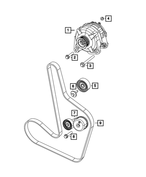 Alternateurs pour 2007 Chrysler Sebring #1