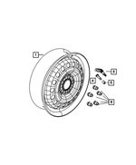52125069AB - Wheels: Steel Wheel for Dodge: Nitro | Jeep: Liberty Image