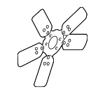 52028642 - Cooling System: Fan Blade for Mopar Image