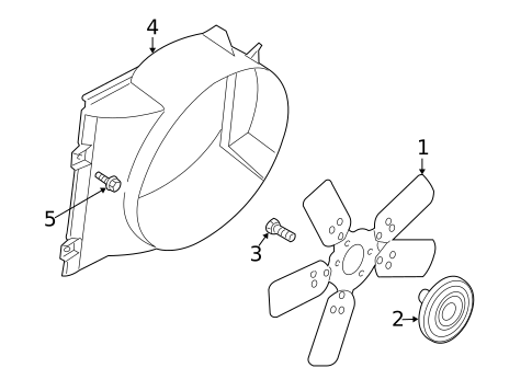 Cooling Fan for 1999 Dodge Durango #0