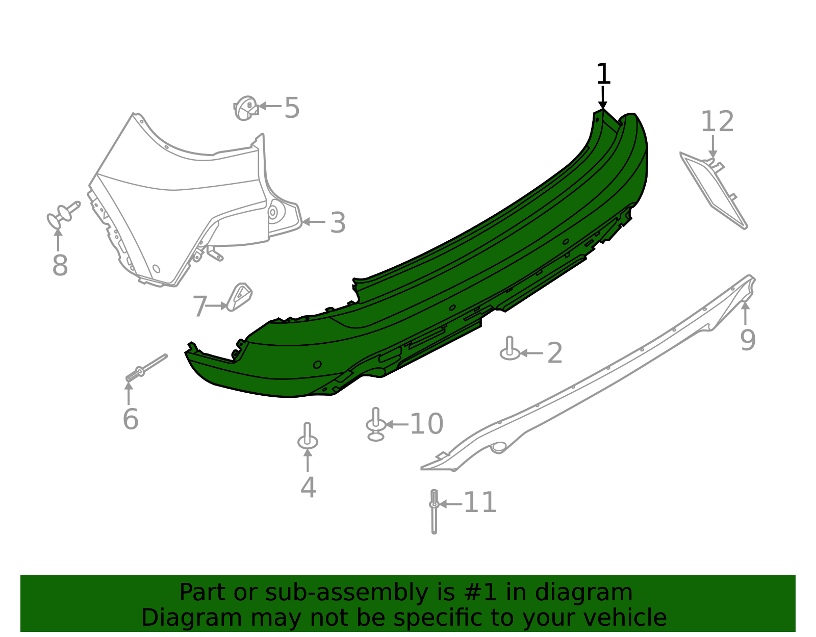 2020-2025 Ford Escape Bumper Cover LJ6Z-17K835-CA | TascaParts.com