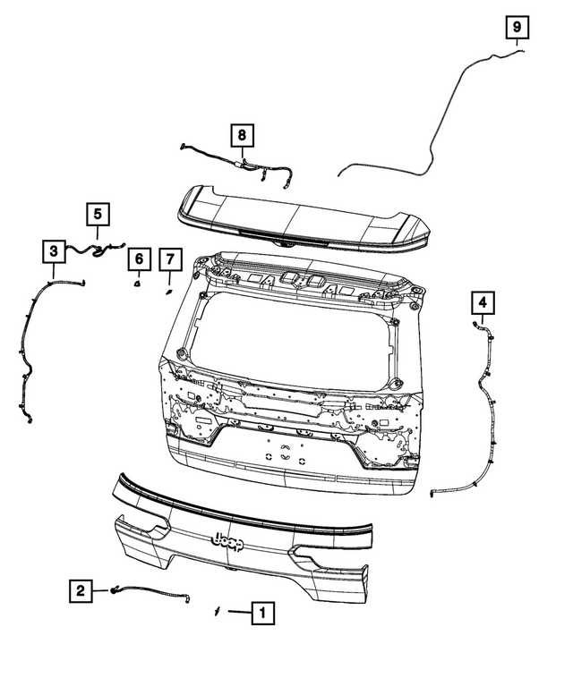 68430193AA - Electrical: Washer Hose for Mopar Image image